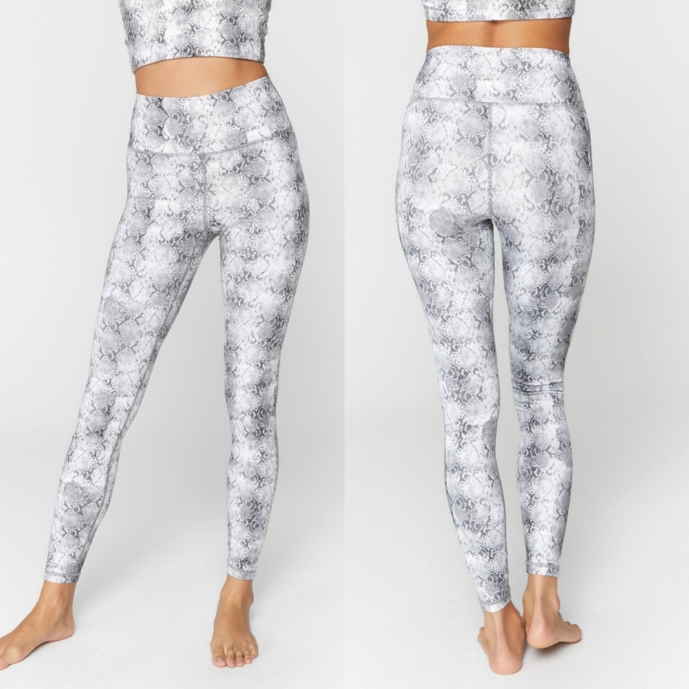 Spiritual Gangster Essential High Rise Snake Print Legging